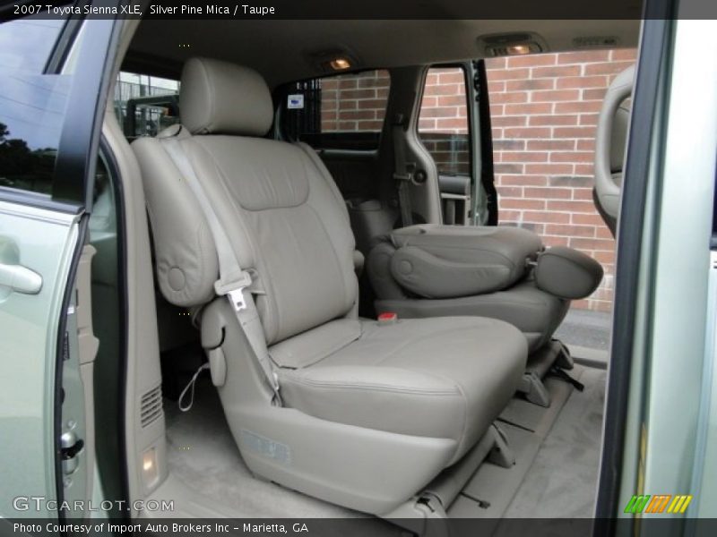 Silver Pine Mica / Taupe 2007 Toyota Sienna XLE