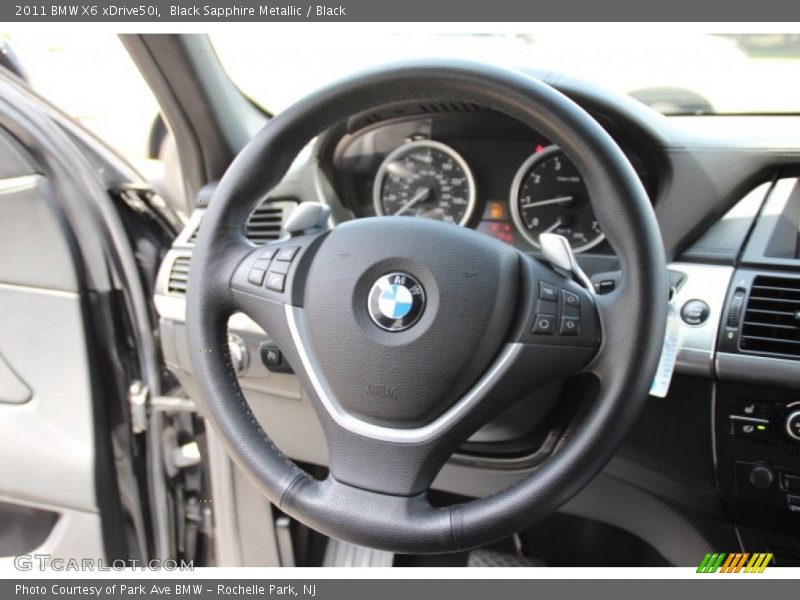 Black Sapphire Metallic / Black 2011 BMW X6 xDrive50i