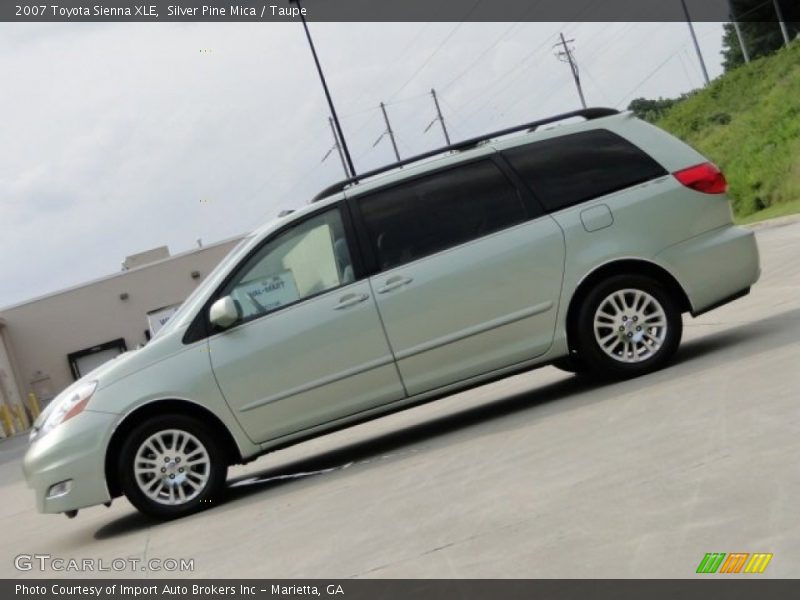 Silver Pine Mica / Taupe 2007 Toyota Sienna XLE