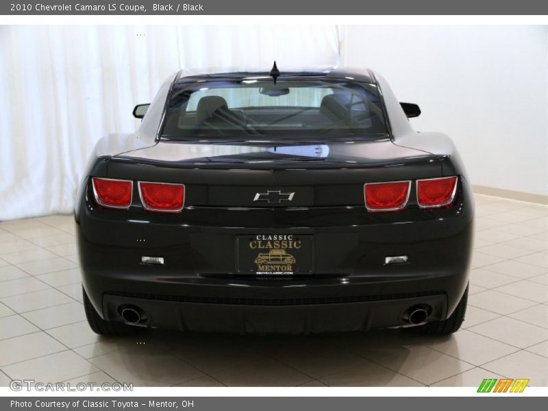 Black / Black 2010 Chevrolet Camaro LS Coupe