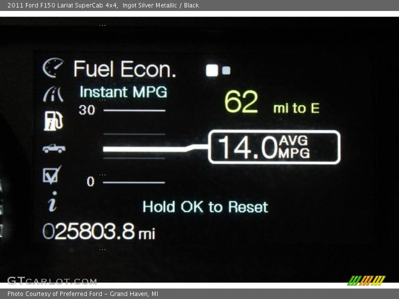 Ingot Silver Metallic / Black 2011 Ford F150 Lariat SuperCab 4x4