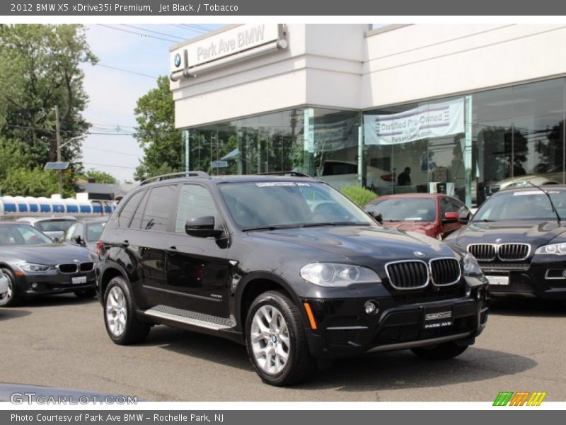 Jet Black / Tobacco 2012 BMW X5 xDrive35i Premium