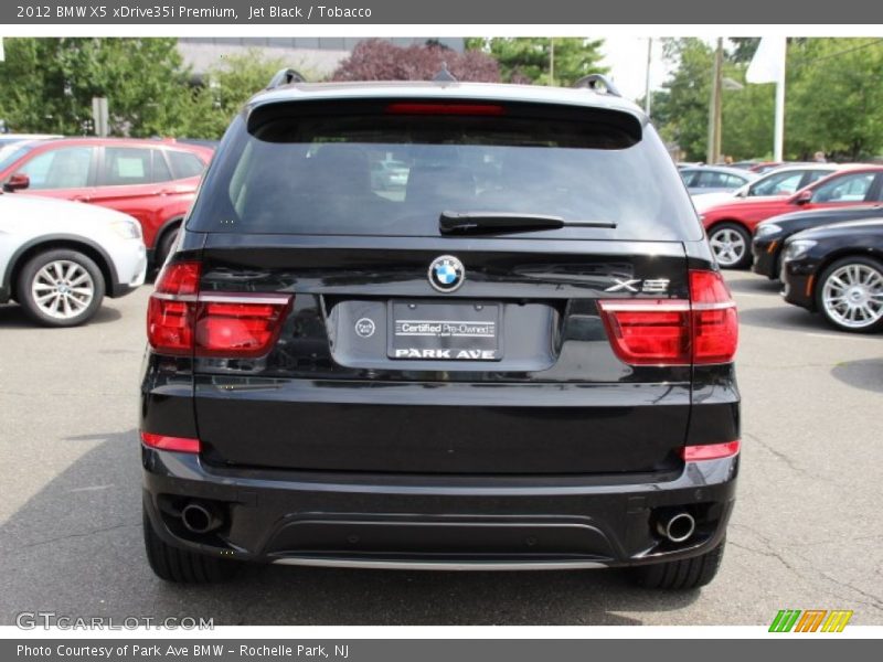 Jet Black / Tobacco 2012 BMW X5 xDrive35i Premium
