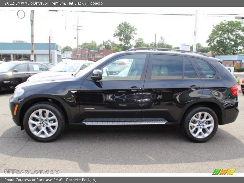Jet Black / Tobacco 2012 BMW X5 xDrive35i Premium