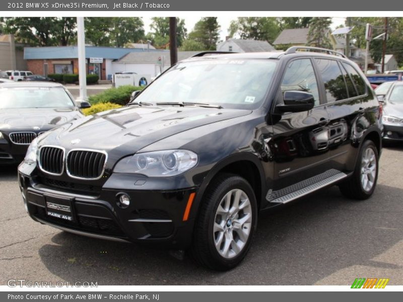 Jet Black / Tobacco 2012 BMW X5 xDrive35i Premium