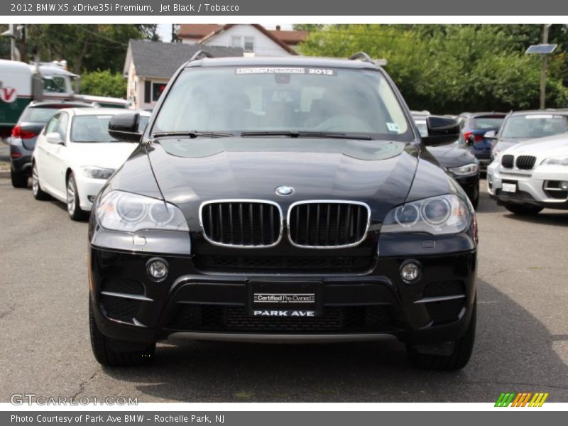 Jet Black / Tobacco 2012 BMW X5 xDrive35i Premium