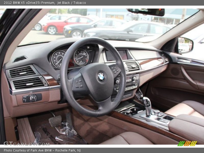 Jet Black / Tobacco 2012 BMW X5 xDrive35i Premium