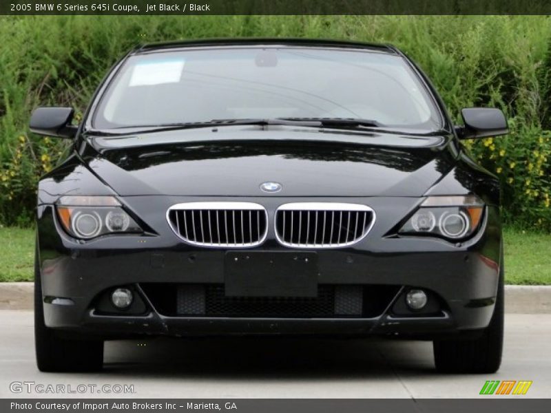 Jet Black / Black 2005 BMW 6 Series 645i Coupe