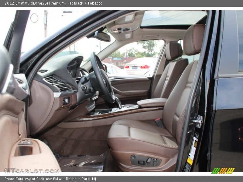 Jet Black / Tobacco 2012 BMW X5 xDrive35i Premium