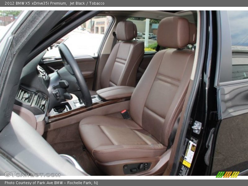 Jet Black / Tobacco 2012 BMW X5 xDrive35i Premium