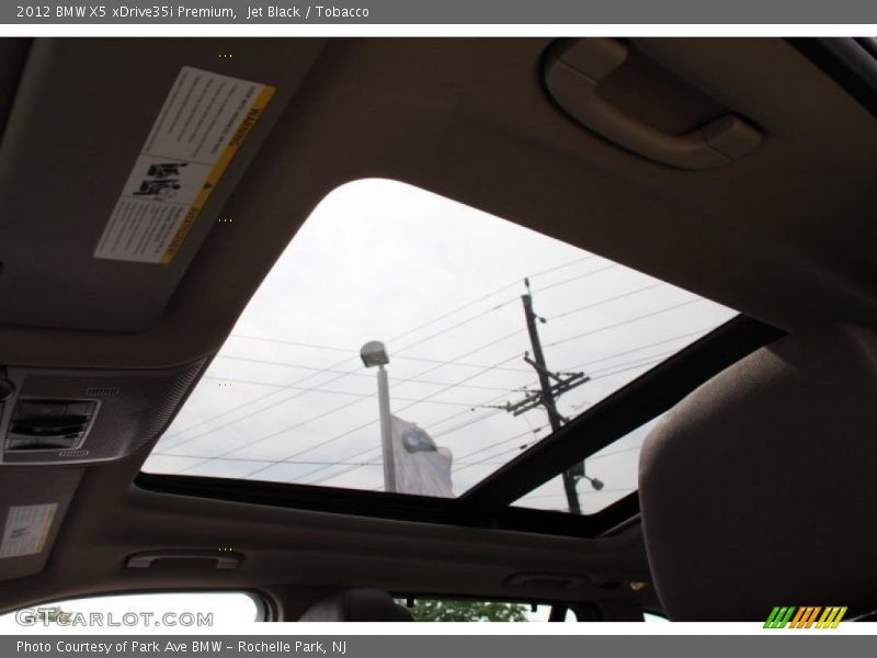 Jet Black / Tobacco 2012 BMW X5 xDrive35i Premium