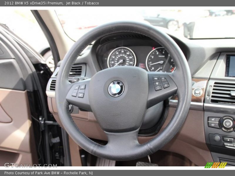 Jet Black / Tobacco 2012 BMW X5 xDrive35i Premium