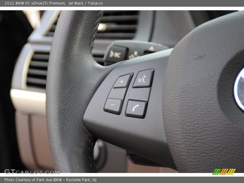 Jet Black / Tobacco 2012 BMW X5 xDrive35i Premium