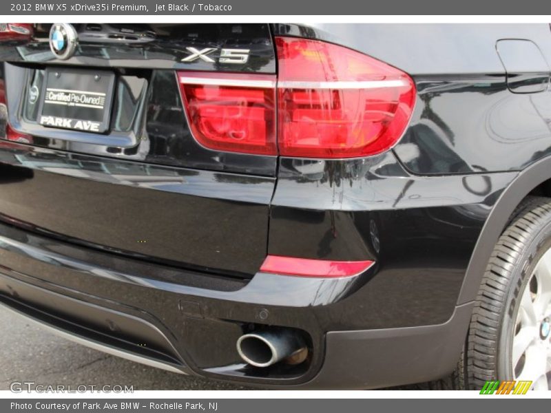 Jet Black / Tobacco 2012 BMW X5 xDrive35i Premium