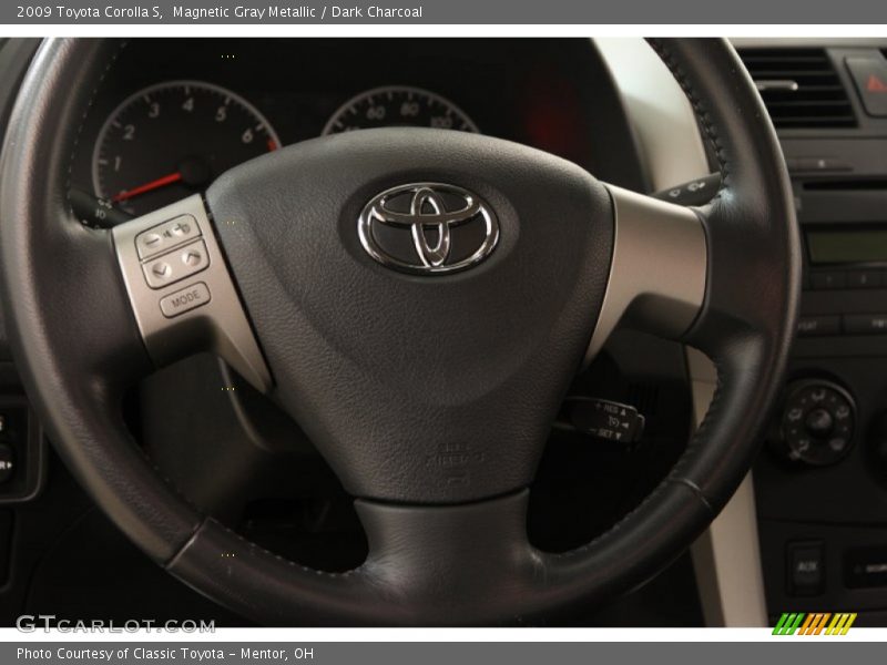 Magnetic Gray Metallic / Dark Charcoal 2009 Toyota Corolla S