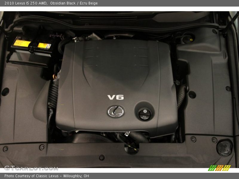 Obsidian Black / Ecru Beige 2010 Lexus IS 250 AWD
