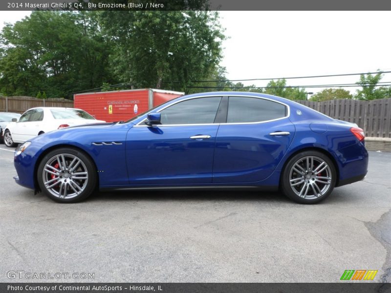 Blu Emozione (Blue) / Nero 2014 Maserati Ghibli S Q4