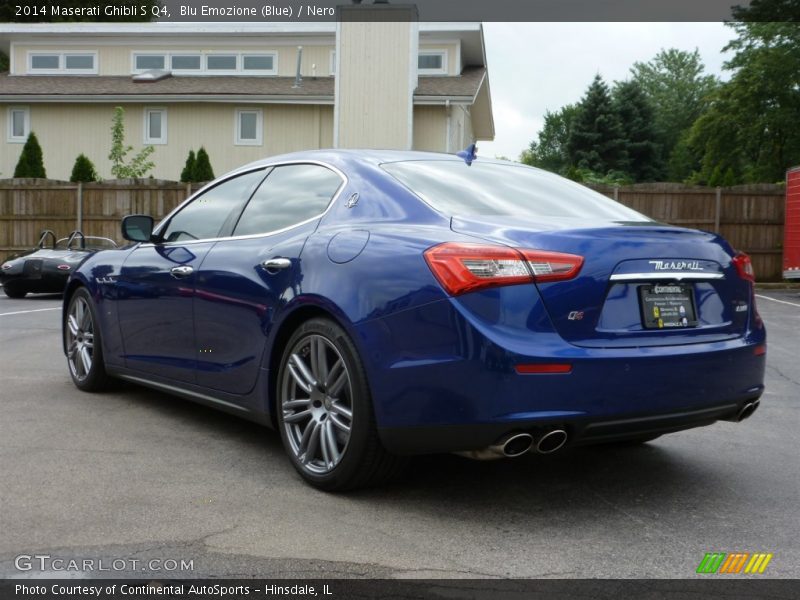 Blu Emozione (Blue) / Nero 2014 Maserati Ghibli S Q4