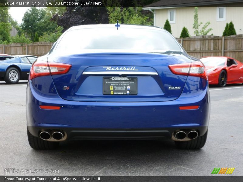 Blu Emozione (Blue) / Nero 2014 Maserati Ghibli S Q4
