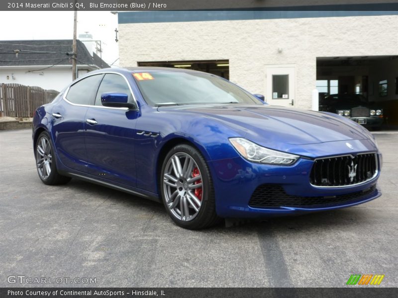 Blu Emozione (Blue) / Nero 2014 Maserati Ghibli S Q4