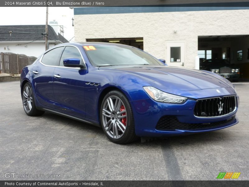 Blu Emozione (Blue) / Nero 2014 Maserati Ghibli S Q4