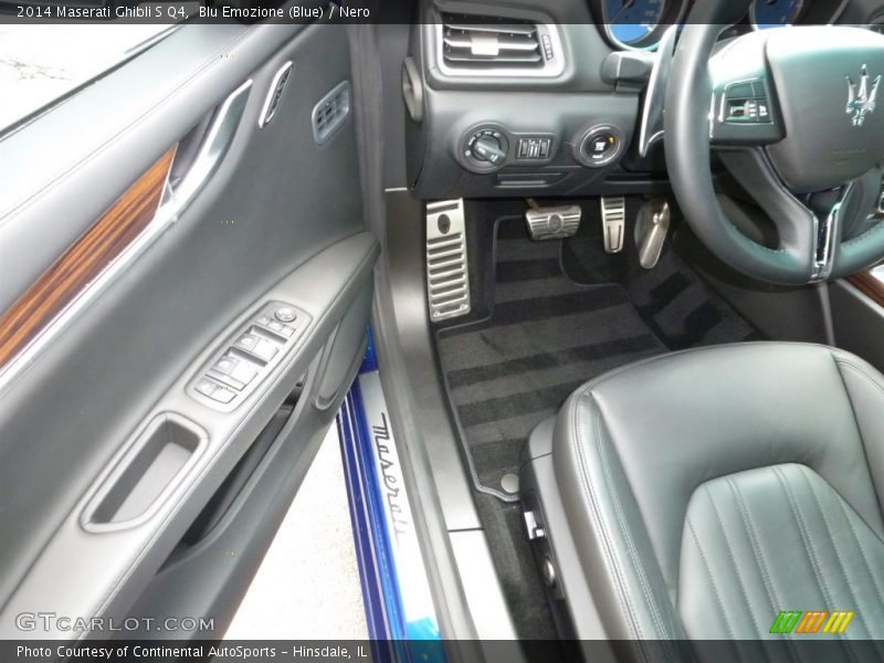 Blu Emozione (Blue) / Nero 2014 Maserati Ghibli S Q4