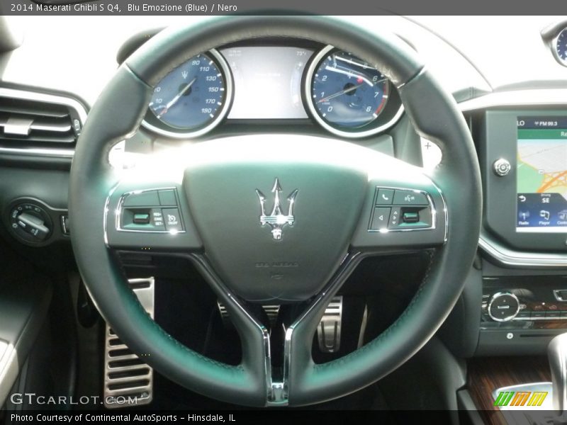 Blu Emozione (Blue) / Nero 2014 Maserati Ghibli S Q4
