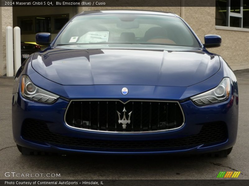 Blu Emozione (Blue) / Cuoio 2014 Maserati Ghibli S Q4