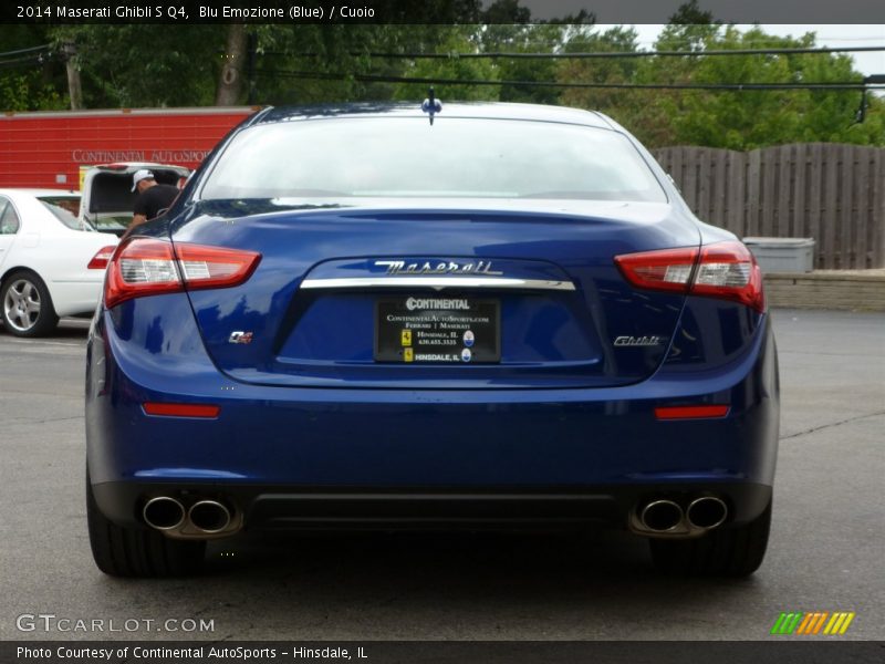 Blu Emozione (Blue) / Cuoio 2014 Maserati Ghibli S Q4