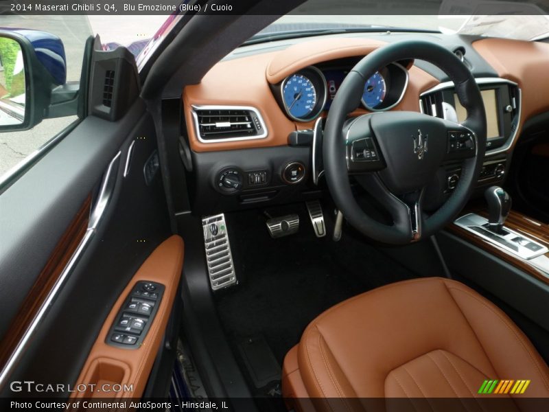 Blu Emozione (Blue) / Cuoio 2014 Maserati Ghibli S Q4