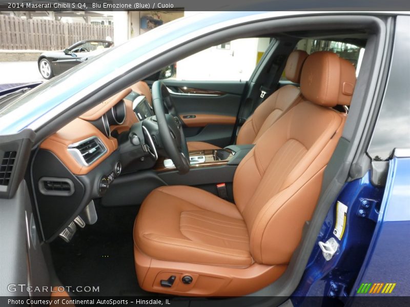 Blu Emozione (Blue) / Cuoio 2014 Maserati Ghibli S Q4