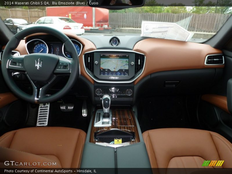 Blu Emozione (Blue) / Cuoio 2014 Maserati Ghibli S Q4