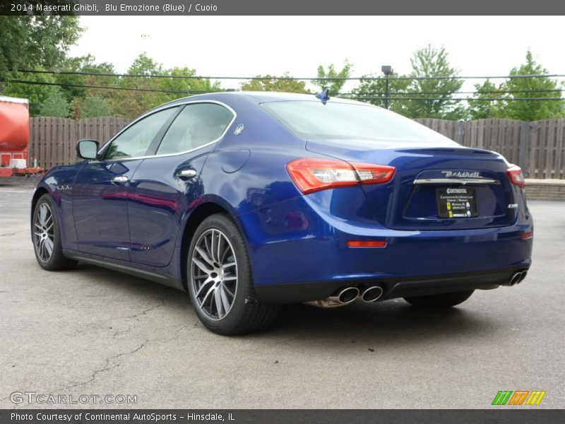 Blu Emozione (Blue) / Cuoio 2014 Maserati Ghibli