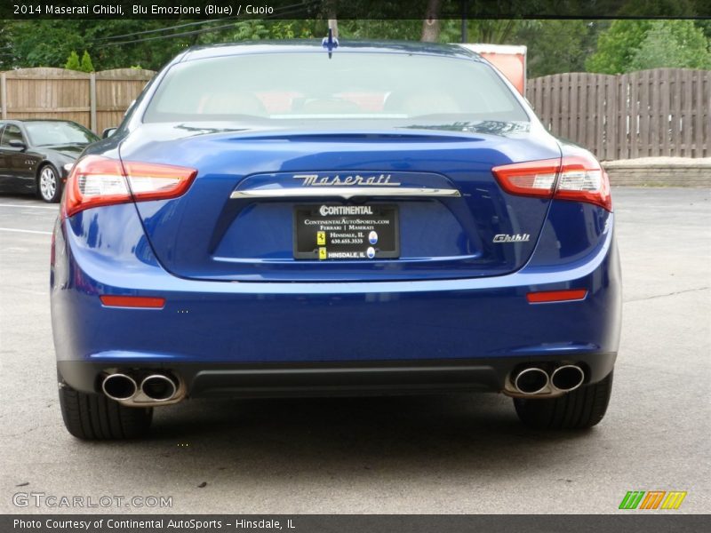 Blu Emozione (Blue) / Cuoio 2014 Maserati Ghibli