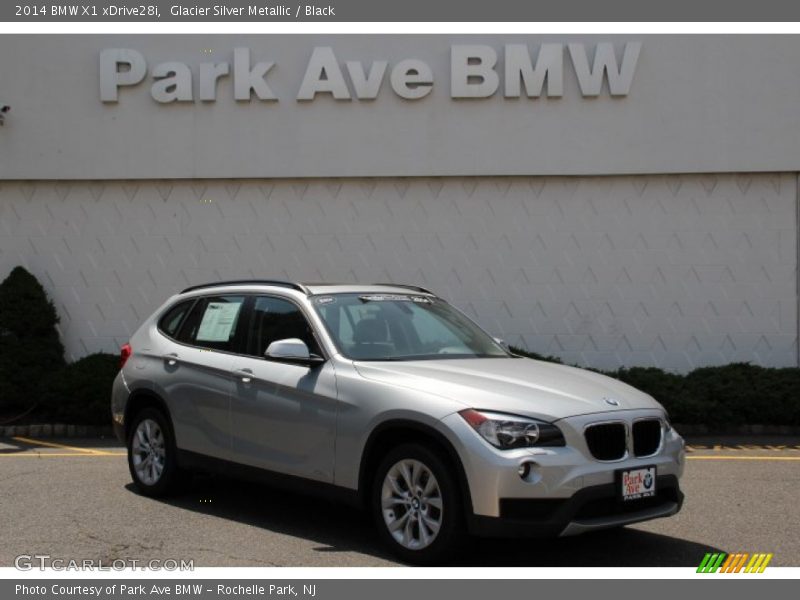 Glacier Silver Metallic / Black 2014 BMW X1 xDrive28i