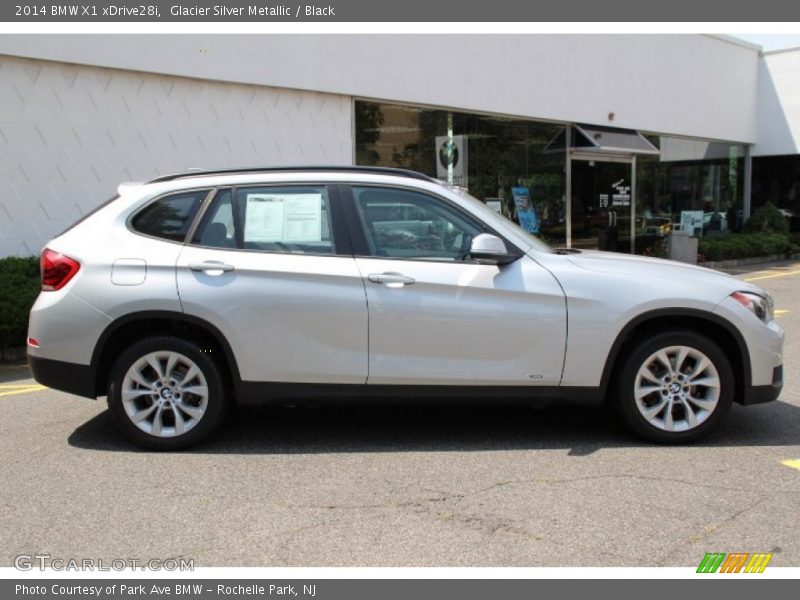 Glacier Silver Metallic / Black 2014 BMW X1 xDrive28i