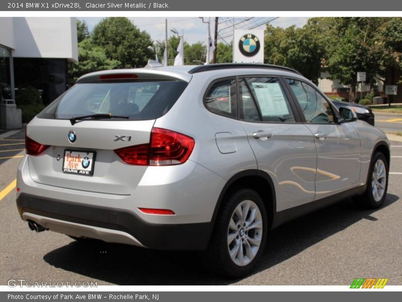 Glacier Silver Metallic / Black 2014 BMW X1 xDrive28i