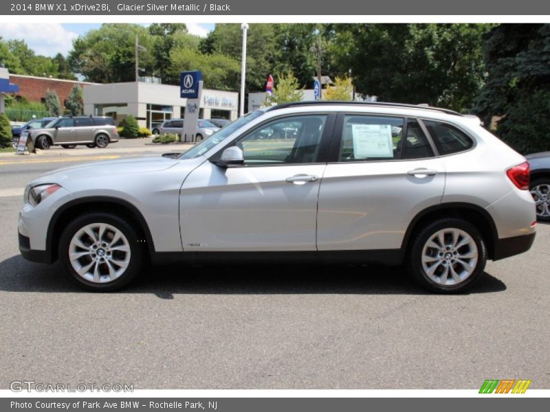Glacier Silver Metallic / Black 2014 BMW X1 xDrive28i