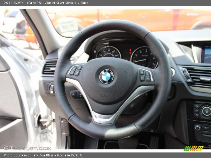 Glacier Silver Metallic / Black 2014 BMW X1 xDrive28i