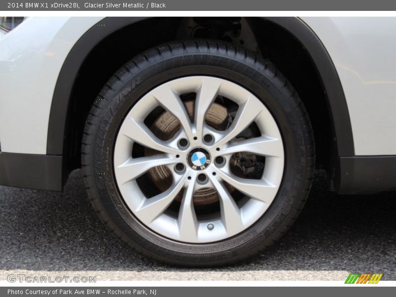 Glacier Silver Metallic / Black 2014 BMW X1 xDrive28i