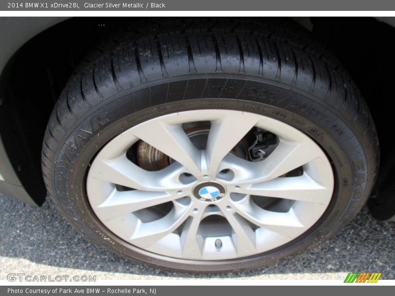 Glacier Silver Metallic / Black 2014 BMW X1 xDrive28i