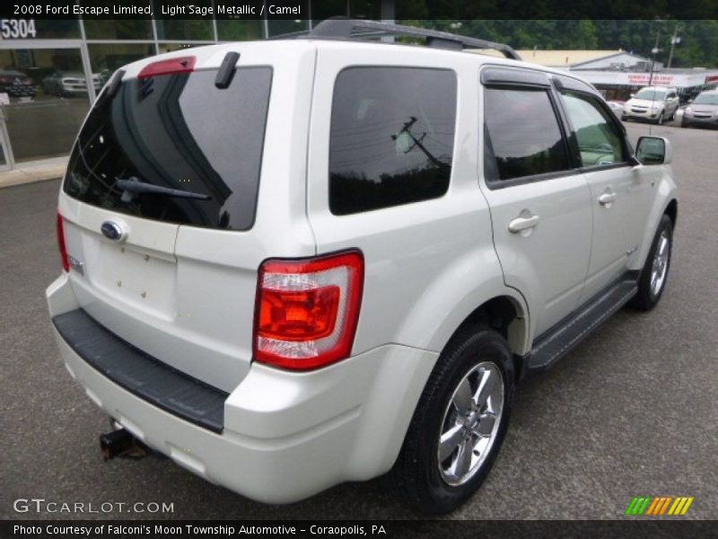 Light Sage Metallic / Camel 2008 Ford Escape Limited