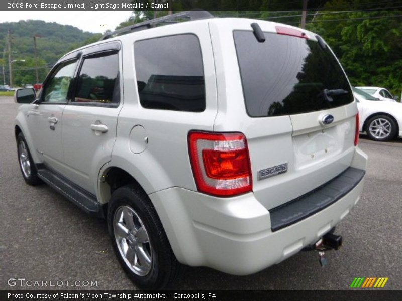 Light Sage Metallic / Camel 2008 Ford Escape Limited