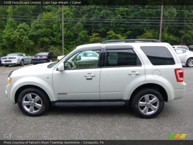 Light Sage Metallic / Camel 2008 Ford Escape Limited
