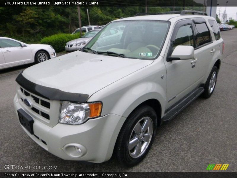 Light Sage Metallic / Camel 2008 Ford Escape Limited
