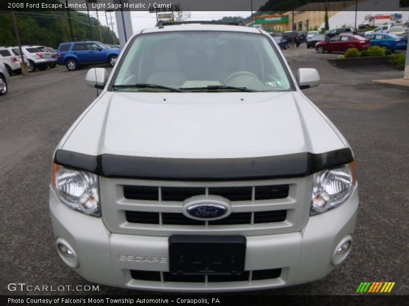Light Sage Metallic / Camel 2008 Ford Escape Limited