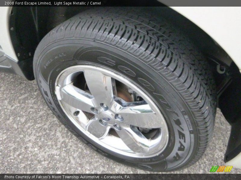Light Sage Metallic / Camel 2008 Ford Escape Limited