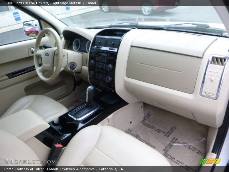 Light Sage Metallic / Camel 2008 Ford Escape Limited