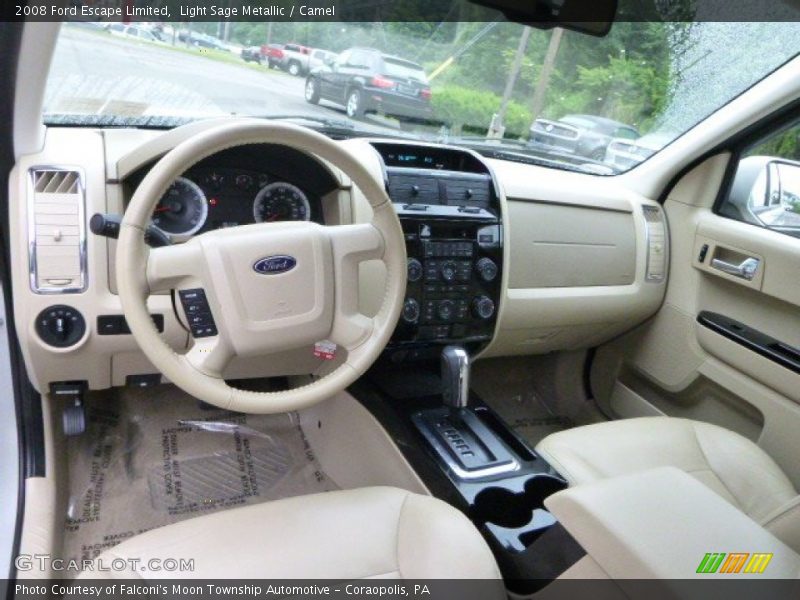 Light Sage Metallic / Camel 2008 Ford Escape Limited