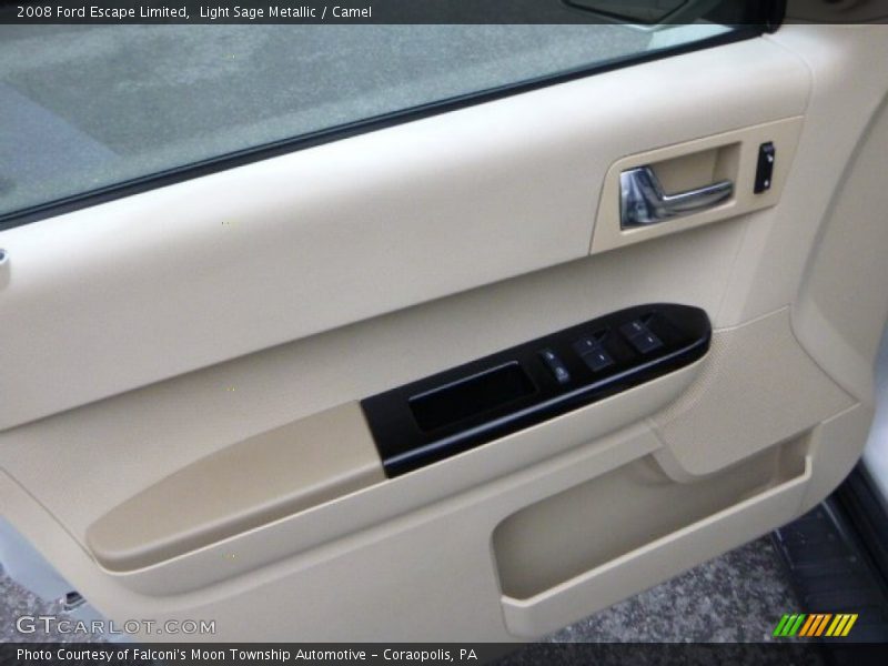 Light Sage Metallic / Camel 2008 Ford Escape Limited
